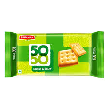 BRITANNIA 50/50 Cookies 80gm